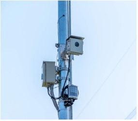 危機管理型水位計 eWL001A-D／監視カメラ eT001s設置事例