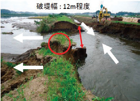 図3−7 島状地形の形成(赤丸部分)3)に加筆