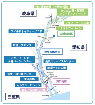 図-2 国営木曽三川公園の開園状況