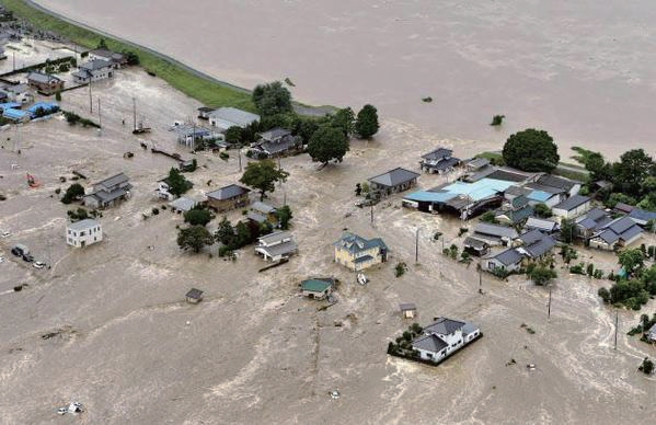 【 2015年9月10日,首都圏の鬼怒川での決壊】