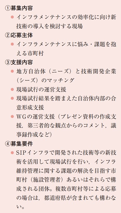 モデル自治体の募集概要