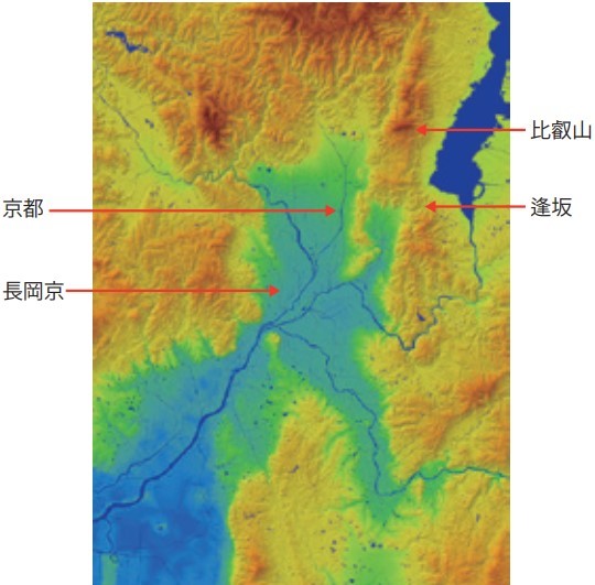 京都盆地の地形