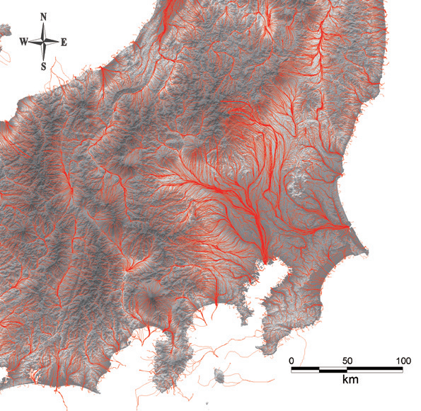 関東地方の地下水網