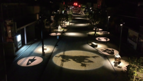 妖怪ならではの夜間照明
