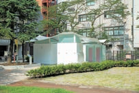 設置したトイレ