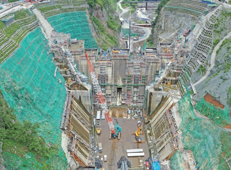 現在の立野ダム建設工事進捗状況
