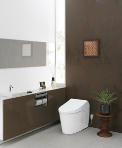 トイレ間口750mmからのコンパクトな空間にも対応 新『レストルームドレッサー システムシリーズ』