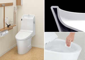 LIXILが住宅リフォーム用トイレ『アメージュZリトイレ（フチレス）』を発売
