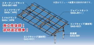 ネグロス電工が地上設置型アルミニウム製『太陽電池アレイ用架台』を発売 ネグロス電工が地上設置型アルミニウム製『太陽電池アレイ用架台』を発売