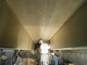 コンクリート水槽耐震補強用高強度アラミド繊維FRP複合ライニング『エアタイトJ-1耐震補強工法』 コンクリート水槽耐震補強用高強度アラミド繊維FRP複合ライニング『エアタイトJ-1耐震補強工法』