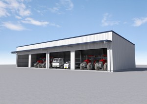 横河システム建築が大型機械も収納できるシステム建築「メタルガレージ」を発売 横河システム建築が大型機械も収納できるシステム建築「メタルガレージ」を発売