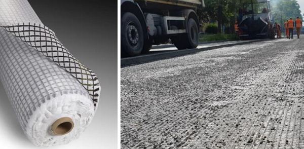 「道路のひび割れ抑制シート(CG100L)」に路盤に直接敷ける新機能追加