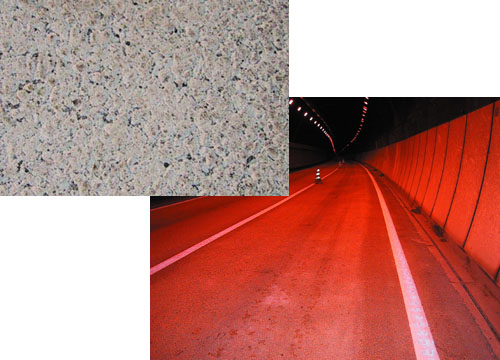 加熱混合用カラー舗装用材 明色バインダー カラークスSS-Rの写真