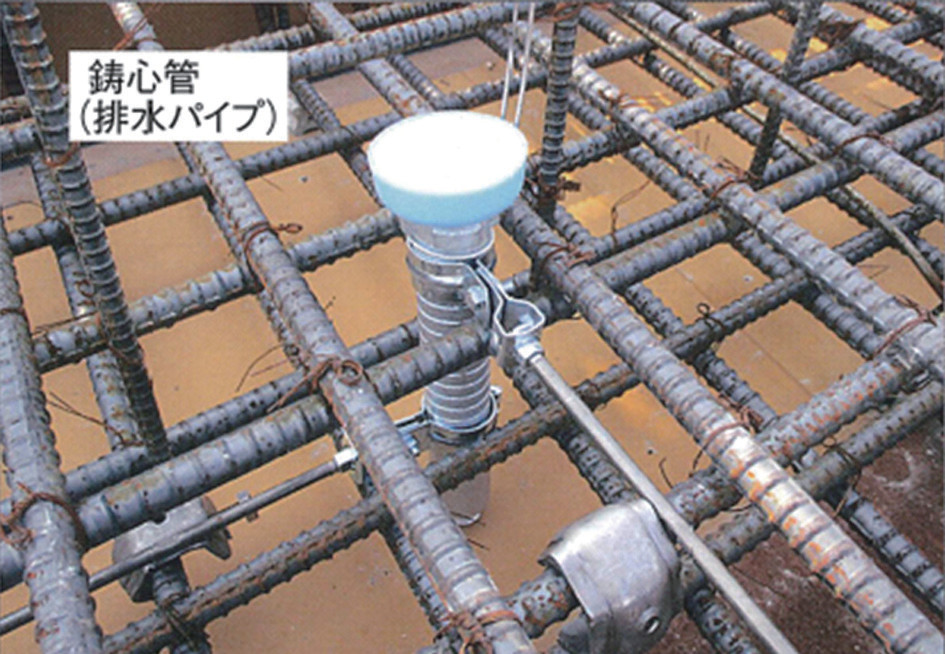 橋梁用排水パイプ 鋳心管(いしんかん)