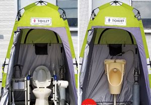 iDotec Toilet（イドテック・トイレ）の外観と内部