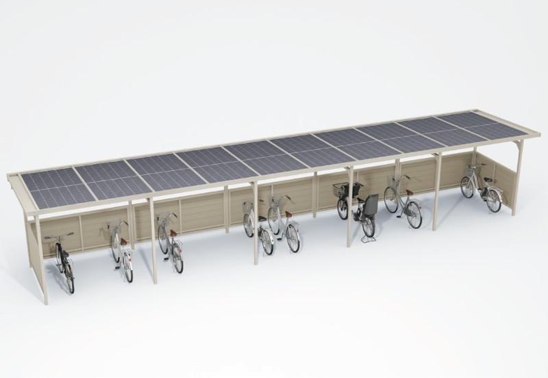 駐輪場屋根 サイクルロビー®／ソーラーサイクルロビー／自転車ラック