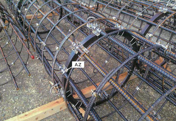 場所打ち杭・鉄筋組立用 無溶接金具 ゼスロック