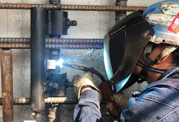 鉄筋溶接継手 CB工法