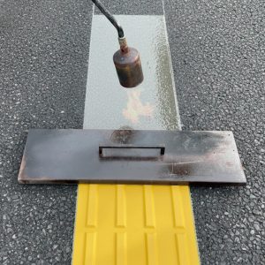 あるくM2の施工の様子