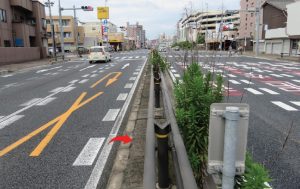 防草ブロック施工後９年９カ月経過