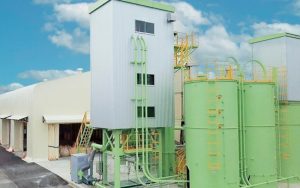 石膏系固化材製造プラント