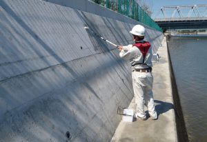 現場での塗布状況