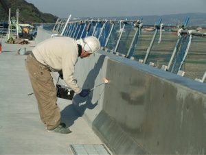 現場での塗布状況