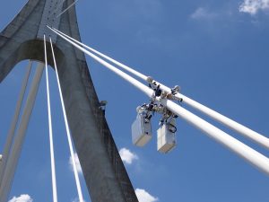 点検ロボットによる点検現場
