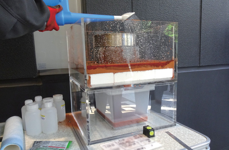 フィルターろ過性能試験