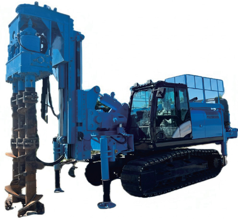 低空頭・狭隘部での柱列壁工法　GMW工法