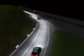 均一な明るさで眩しくない低位置照明設備