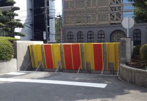 浮力式防水板　施工例