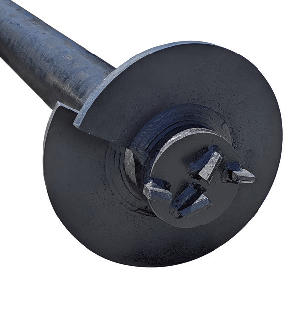 先端翼付き回転貫入鋼管杭工法/らくらく型枠クリップ/らくらく座金