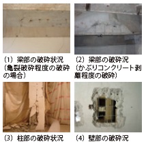 図-5 構造物部材の破壊状況
