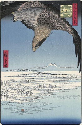 広重 名所江戸百景 深川洲崎十万坪