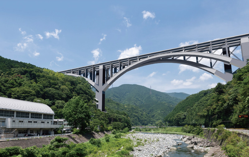 図－1　河内川橋（仮称）