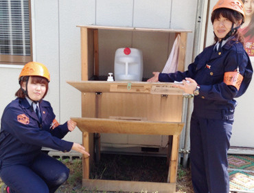 写真-4 ヒーターを備えて凍結を防止