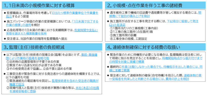 図- 10 維持・修繕工事の積算等における留意事項