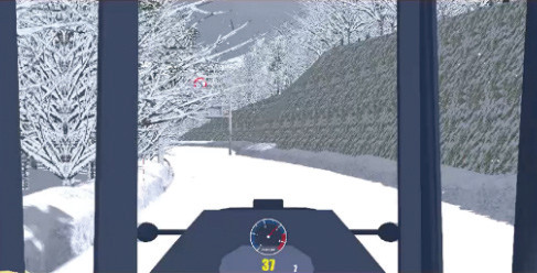 山間地(片側一車線)