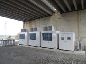 前川製作所が熱効率に優れ環境に優しい融雪システム『ノンフロン空気熱源融雪ヒートポンプ』を発売