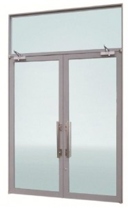 三和シヤッター工業がガラス防火戸『ファイヤードS“スチール開き戸タイプ”』を発売