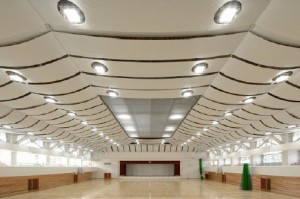 太陽工業が膜天井にメタリックな光沢感を表現する『シルフィーファインAw』を発売