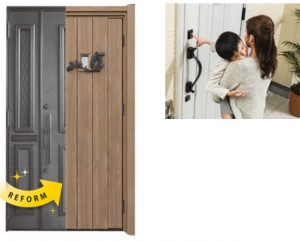 三協アルミが1日で簡単に玄関ドアを取り替え可能な『ノバリス リフォーム玄関ドア』を発売