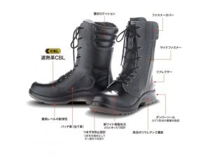 独自開発の遮熱技術搭載　作業用安全靴「オールハトメ遮熱」