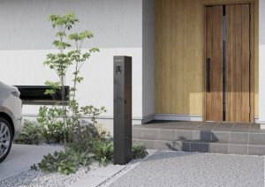 宅配ボックス付きでスリムな機能ポール「フレムスModea」発売