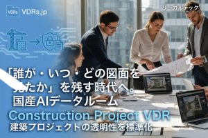 国産AIデータルーム「リーガルテックVDR」が建築プロジェクトの透明性を標準化