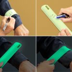 コスモテック、蓄光ウエアラブルメモ「wemo PRO バンドタイプ 蓄光モデル」発売