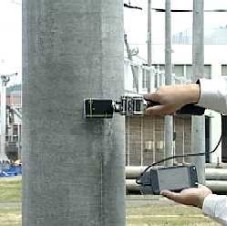 非破壊検査 コンクリート柱の内部で発生している鉄筋破断を診断する装置新発売 話題の新商品 建設総合ポータルサイト けんせつplaza