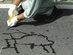 舗装用補修材 コールカット Kの詳細