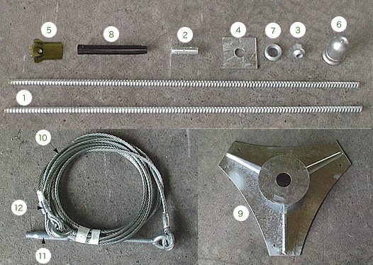 ノンフレーム工法 頭部連結材の詳細